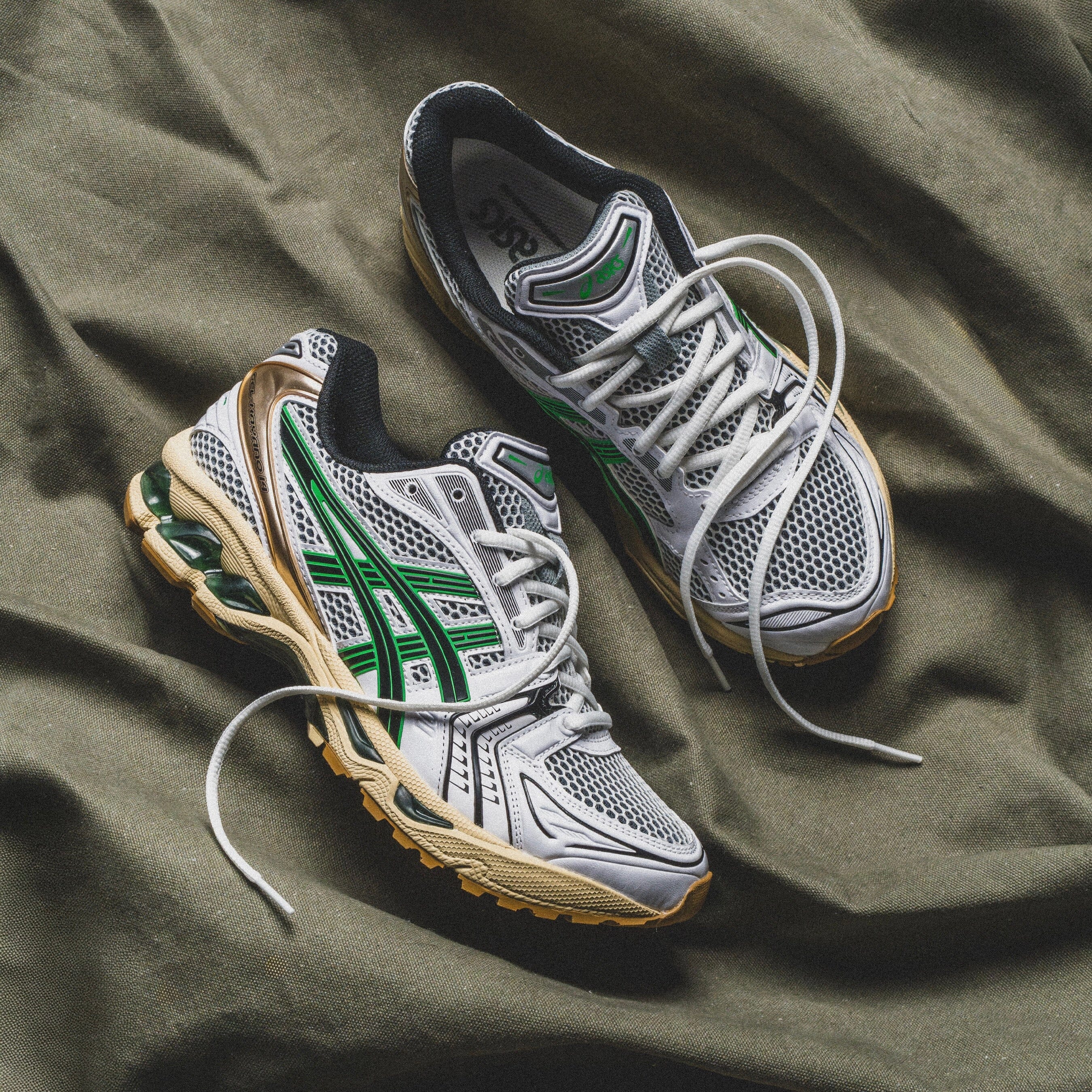MEN'S ASICS | Gel- Kayano 14 (WHITE/HINOKI BEIGE) – Nouveau