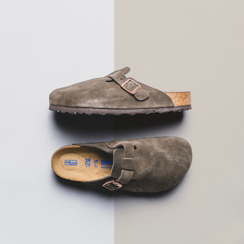 MENS BIRKENSTOCK | BOSTON (MOCHA SUEDE)