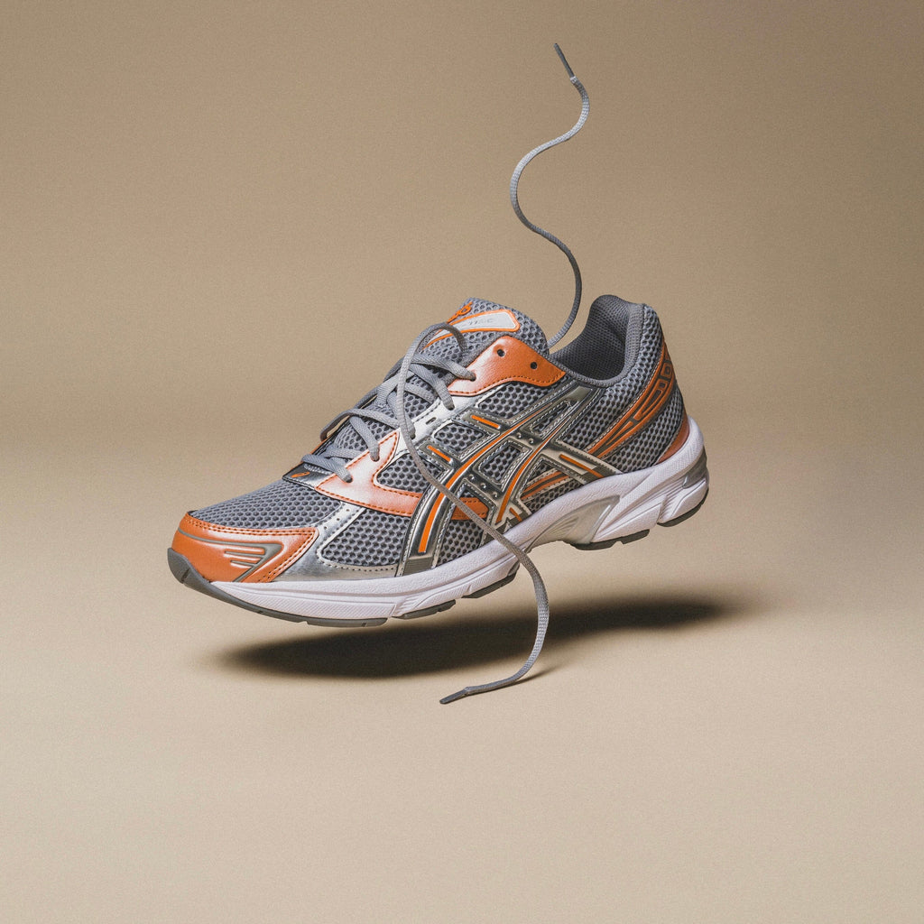 MENS ASICS | Gel-1130 (Cement Grey/Rust Orange)