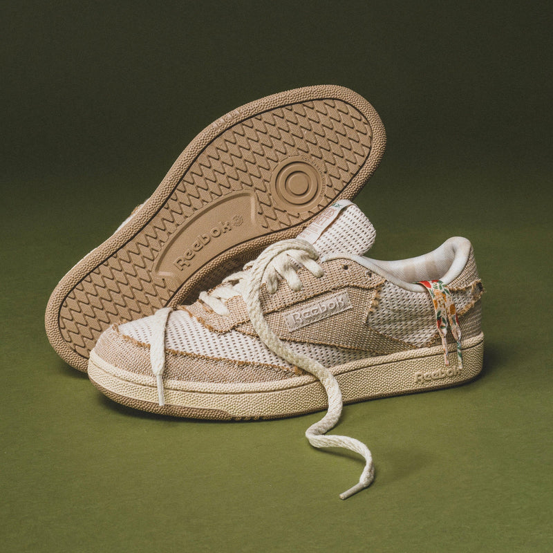 MEN'S REEBOK | CLUB C Farmers Market (Cream Canvas/Green)