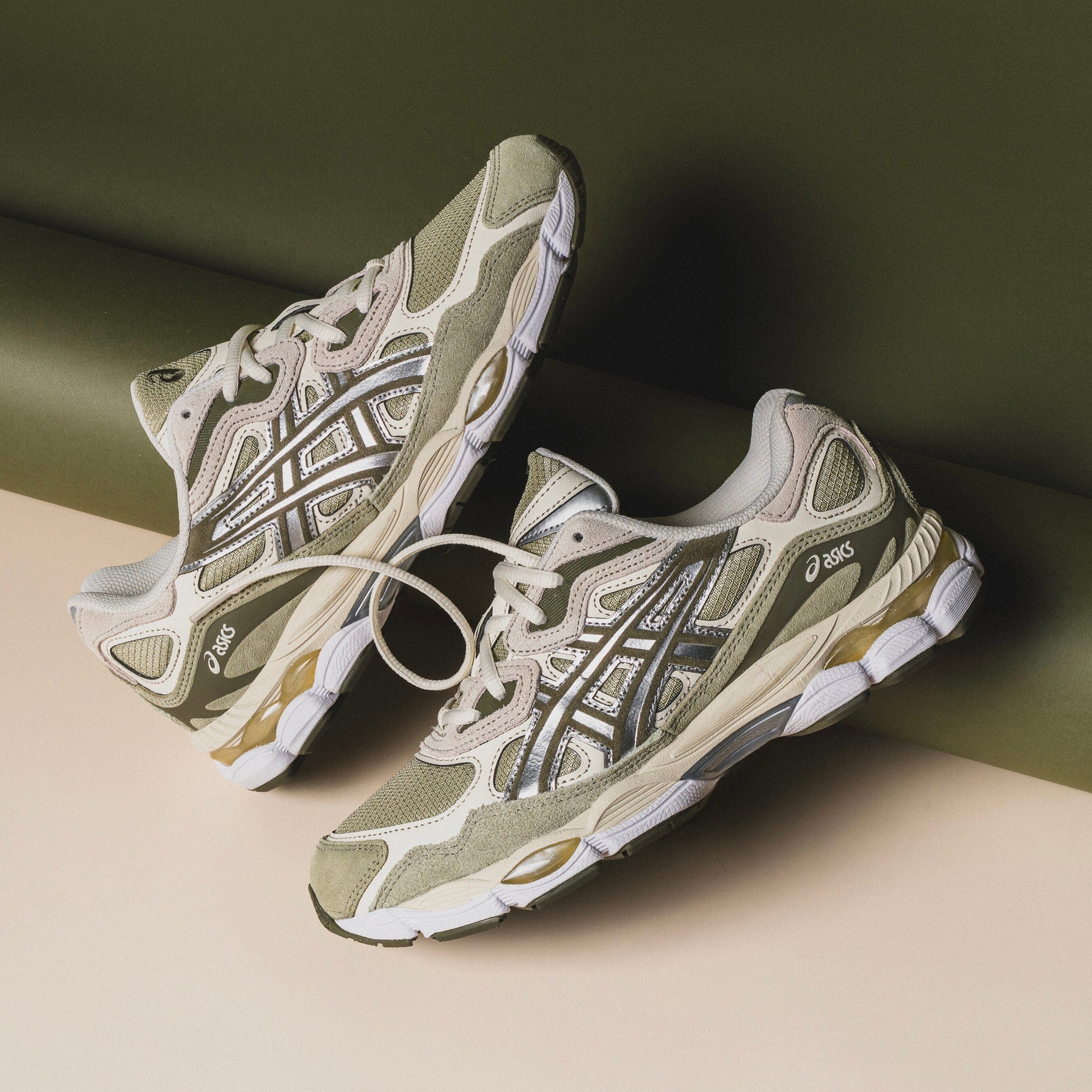 MENS ASICS | Gel- NYC (Khaki/Pure Silver) – Nouveau