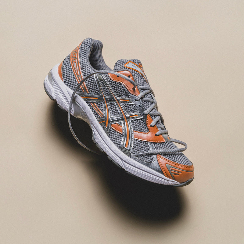 MENS ASICS | Gel-1130 (Cement Grey/Rust Orange)