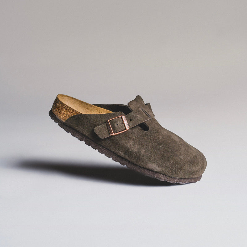 MENS BIRKENSTOCK | BOSTON (MOCHA SUEDE)