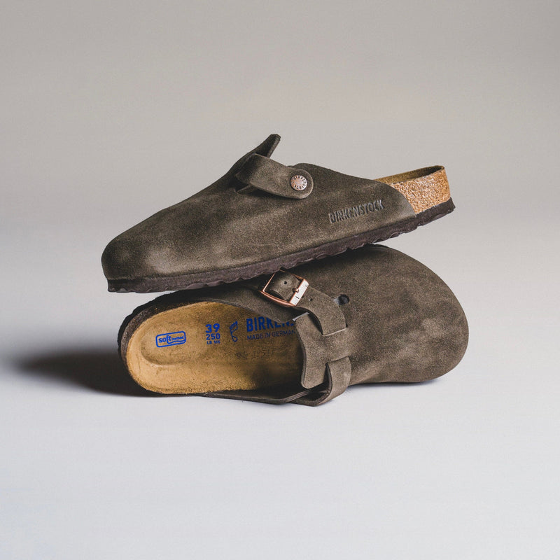 MENS BIRKENSTOCK | BOSTON (TAUPE SUEDE)