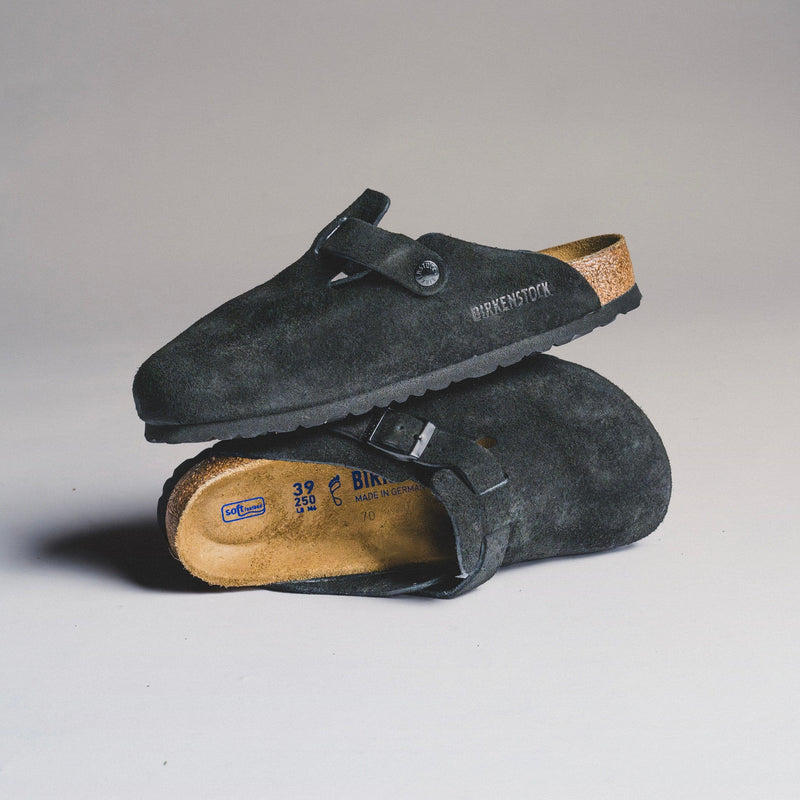 MENS BIRKENSTOCK | BOSTON (BLACK SUEDE)