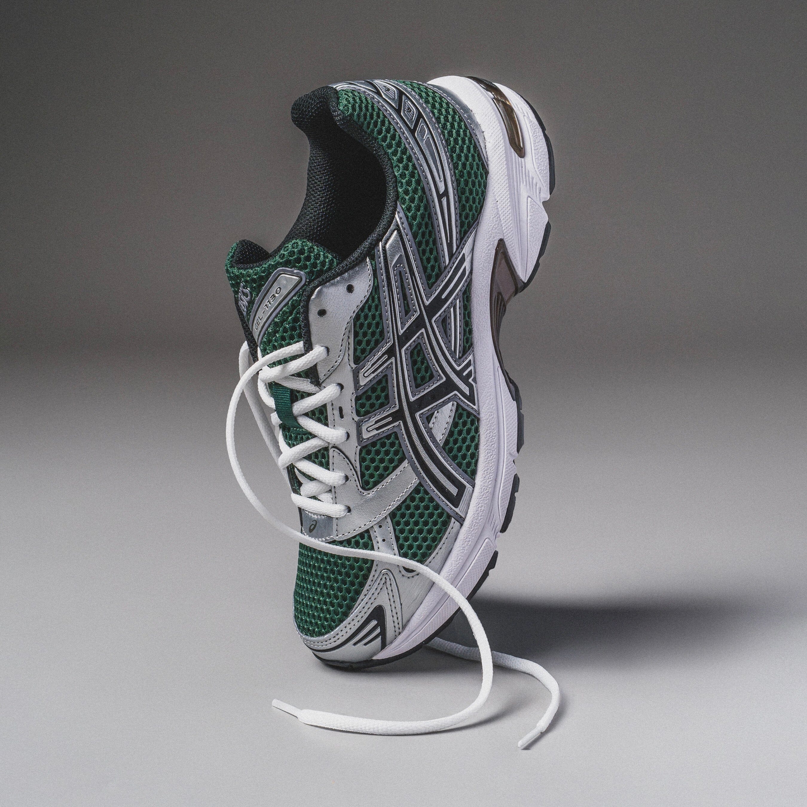 MENS ASICS | Gel-1130 (EverGreen/Silver/Black) – Nouveau