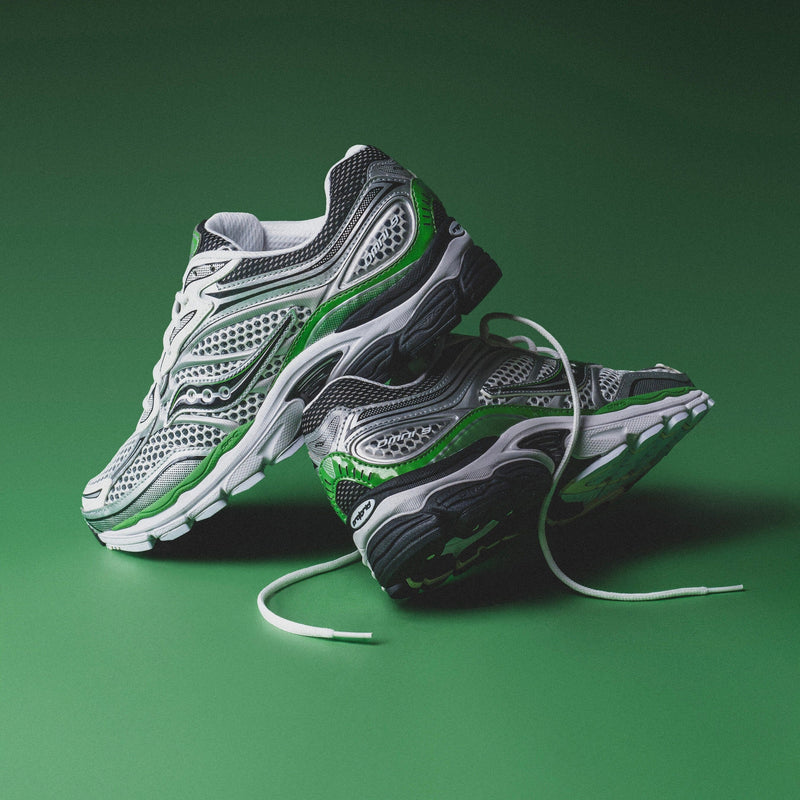 MENS Saucony | Progrid Omni 9 (Silver/Green)